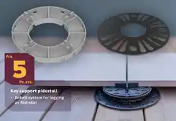 Megaflis Key support pidestall tilbud