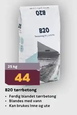 Megaflis B20 Tørrbetong tilbud