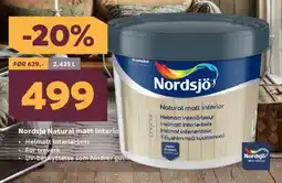 Megaflis NORDSJØ Natural matt interior tilbud