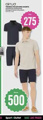 Sport Outlet TEKNISK POLO/CHINO SHORTS tilbud