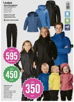 Sport Outlet Varde regnjakke/bukse Dame/herre tilbud