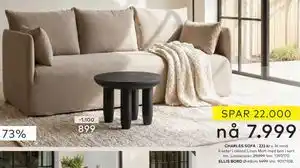 Skeidar CHARLES SOFA tilbud