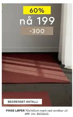Skeidar FINSE LØPER tilbud