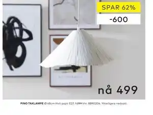 Skeidar PINO TAKLAMPE tilbud