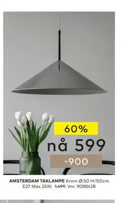 Skeidar AMSTERDAM TAKLAMPE tilbud