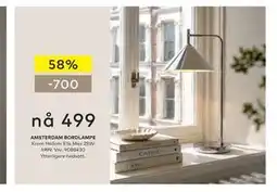 Skeidar AMSTERDAM BORDLAMPE tilbud