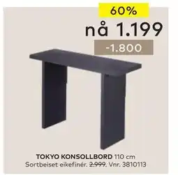 Skeidar TOKYO KONSOLLBORD tilbud