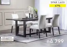 Skeidar LUCAS SPISESTOL tilbud