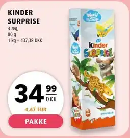 Scandinavian Park Kinder surprise tilbud
