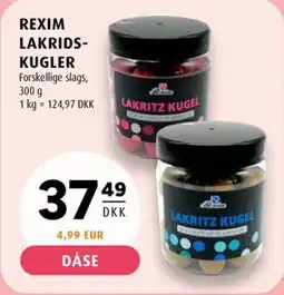 Scandinavian Park Rexim Lakrids- kugler tilbud
