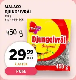 Scandinavian Park Malaco djungelvrål tilbud