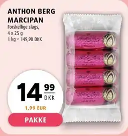 Scandinavian Park Anthon berg marcipan tilbud