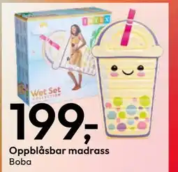 Gigaboks Oppblåsbar madrass tilbud