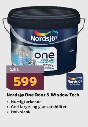 Megaflis NORDSJØ One door & window tech tilbud