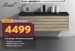 Megaflis LIND Unique 80 baderomsmøbel tilbud