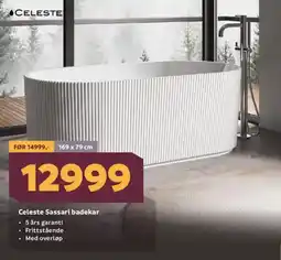 Megaflis CELESTE Sassari badekar tilbud