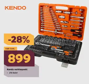 Megaflis KENDO Verktøysett tilbud