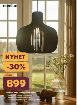 Megaflis NORDLUX Hazo 43 takpendel sort tilbud