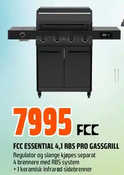 Coop Obs Fcc Essential 4,1 rbs pro gassgrill tilbud