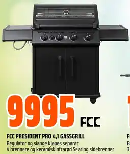 Coop Obs Fcc president pro 4,1 gassgrill tilbud