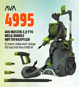 Coop Obs Ava master 2,0 p70 mega bundle høytrykkspyler tilbud