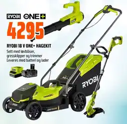 Coop Obs Ryobi 18 v one+ hagekit tilbud