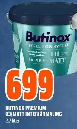 Coop Obs Butinox premium 03/matt interiørmaling tilbud
