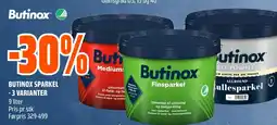 Coop Obs Butinox Sparkel - 3 varianter tilbud