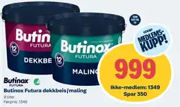 Coop Obs Butinox Futura dekkbeis/maling tilbud
