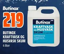 Coop Obs Butinox Kraftvask og husvask skum tilbud