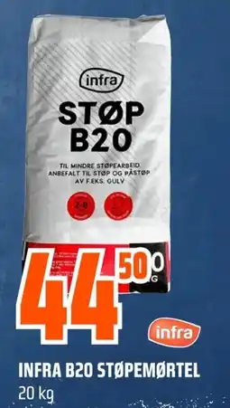 Coop Obs Infra b20 støpemørtel tilbud