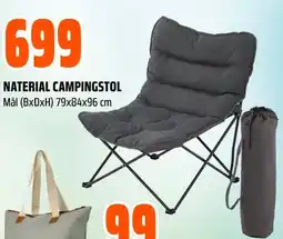 Coop Obs Naterial campingstol tilbud