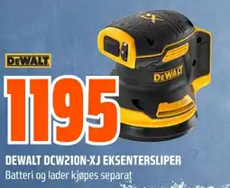 Coop Obs Dewalt dcw210n-xj eksentersliper tilbud