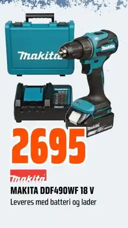 Coop Obs Makita ddf490wf 18 v tilbud