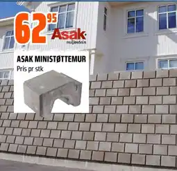 Coop Obs Asak Ministøttemur tilbud