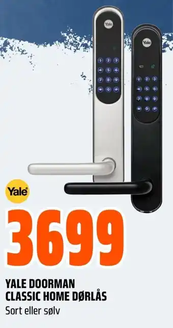 Coop Obs Yale Doorman classic home dørlås tilbud