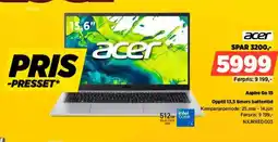 POWER Acer Aspire Go 15 Opptil 13,5 timers batteritid tilbud