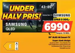 POWER Samsung 55" QLED 4K Smart-TV Super slank design tilbud