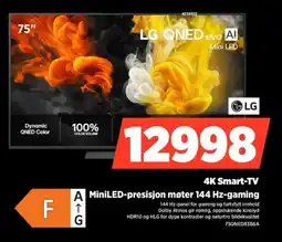 POWER Lg 4K Smart-TV A MiniLED-presisjon møter 144 Hz-gaming tilbud