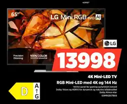 POWER Lg 4K Mini-LED TV RGB Mini-LED med 4K og 144 Hz tilbud