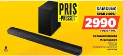 POWER Samsung 5.1-kanals lydplanke Meget god lyd tilbud