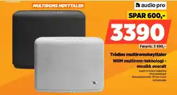 POWER Auddio Pro Trådløs multiromshøyttaler WiiM multirom-teknologi - musikk overalt tilbud