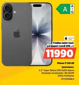 POWER Authorized Reseller iPhone 17 256 GB Spektakulør. tilbud