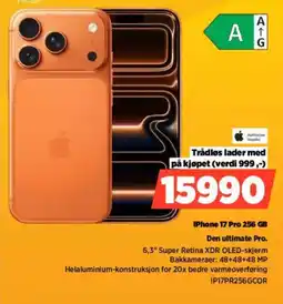 POWER Authorizer Reseller iPhone 17 Pro 256 GB Den ultimate Pro. tilbud