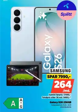 POWER Samsung Galaxy S26 256GB tilbud