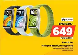 POWER Huawei Band 11 Pro 14-dagers batteri, innebygd GPS tilbud