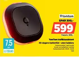 POWER Tomtom trafikkassistent 30-dagers batteritid - uten ladebry tilbud
