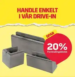 Byggmax SPAR 20% Forskalingsblokk tilbud