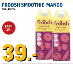 Price Lagerbutikk Froosh smoothie mango tilbud
