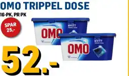 Price Lagerbutikk Omo trippel dose tilbud
